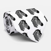 Zebra Stropdas (Opgerold)