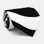 Zebra Stropdas (Opgerold)