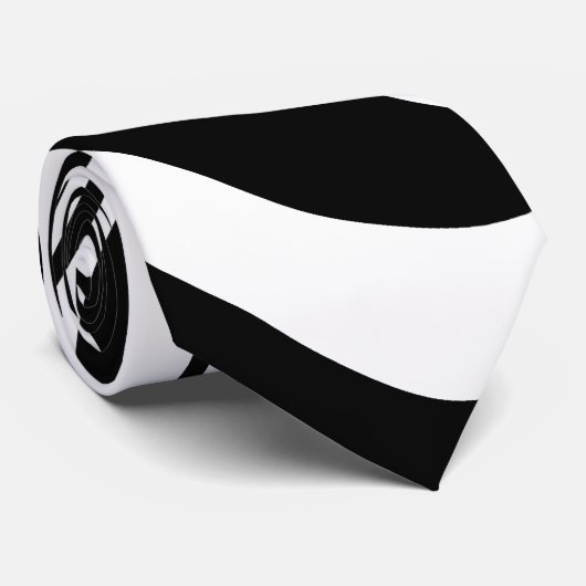 Zebra Stropdas (Opgerold)