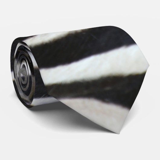 Zebra stropdas (Opgerold)