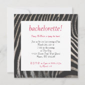 Zebra Style Invite Kaart (Voorkant)