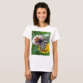 Zebra Swallowtail+Japanse eetstang T-shirt (Voorkant volledig)