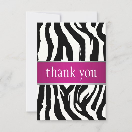Zebra Sweet Sixteen Uitnodiging (Voorkant)