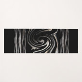 Zebra Swirl Design Yogamat (Voorkant (horizontaal))