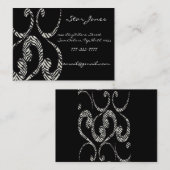 Zebra Swirls Visitekaartje (Voorkant / Achterkant)