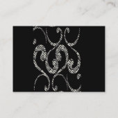 Zebra Swirls Visitekaartje (Achterkant)