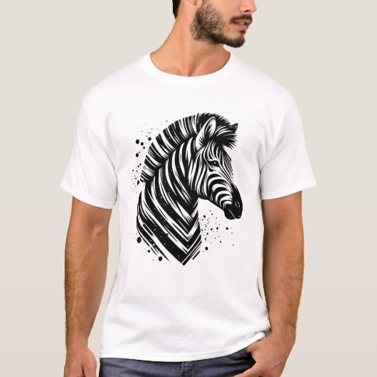 Zebra T-shirt (Voorkant)