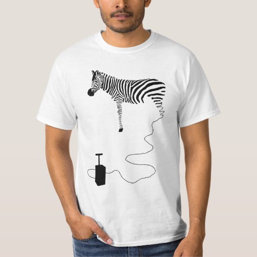 zebra t-shirt (Voorkant)