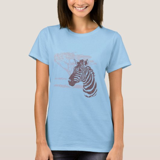 Zebra t-shirt (Voorkant)