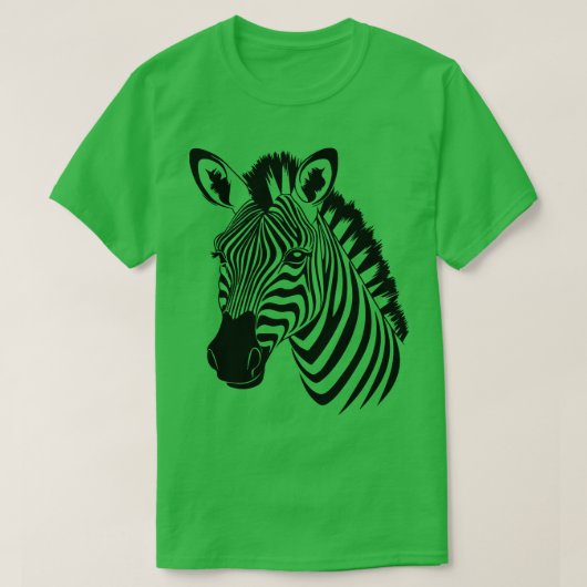 Zebra T-shirt (Design voorkant)