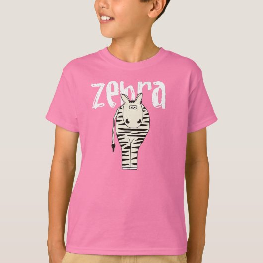 Zebra T-shirt (Voorkant)