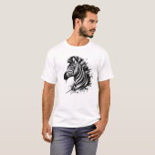 Zebra T-shirt (Voorkant volledig)