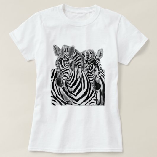 Zebra T-Shirt (Design voorkant)