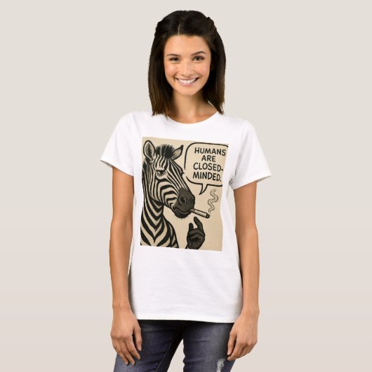 Zebra T-shirt (Voorkant volledig)