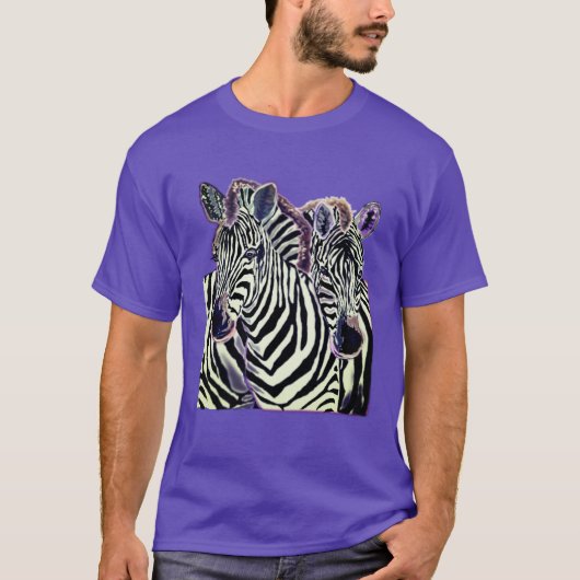 Zebra T-Shirt Gift (Voorkant)