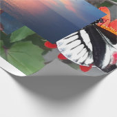 Zebra tail butterfly cadeaupapier (Hoek)