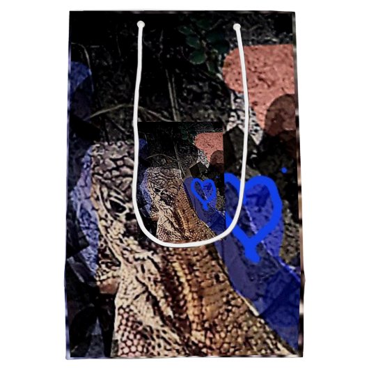 Zebra tail butterfly medium cadeauzakje (Achterkant)