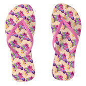 Zebra Teenslippers (Voetbed)