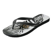 Zebra Teenslippers (Schuin)