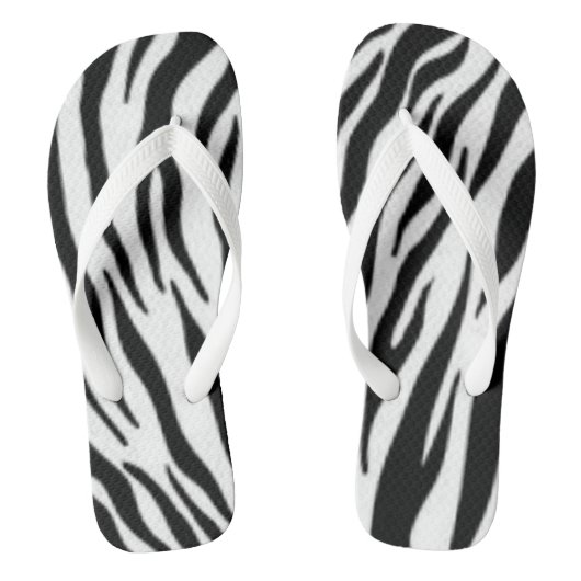 Zebra Teenslippers (Voetbed)