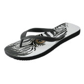 Zebra Teenslippers (Schuin)