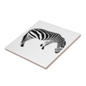 zebra tegeltje (Zijkant)