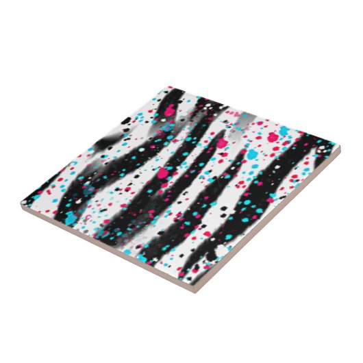 Zebra Tegeltje (Zijkant)