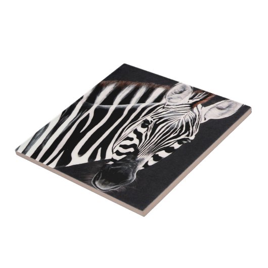 Zebra Tegeltje (Zijkant)