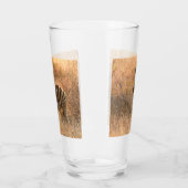 Zebra tegen zonsopgang glas (Links)