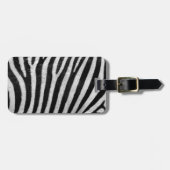Zebra Textuur Bagage Label (Voorkant horizontaal)