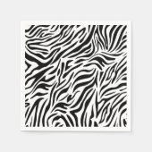 Zebra Thema Papieren Servetten voor Feestjes (Voorkant)