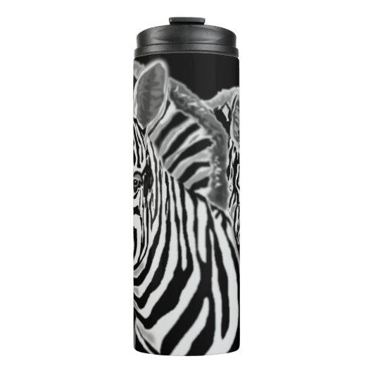 Zebra thermische getumbler thermosbeker (Voorkant)
