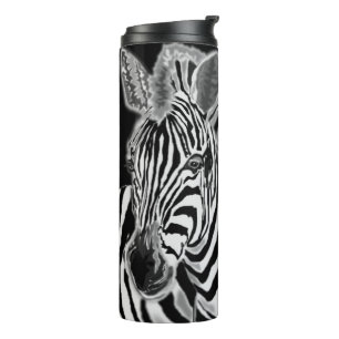 Zebra thermische getumbler thermosbeker