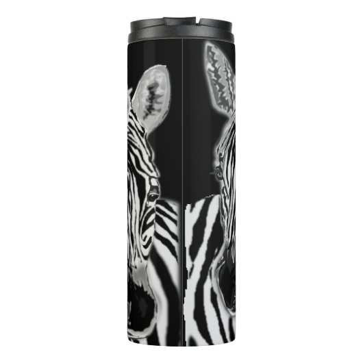 Zebra thermische getumbler thermosbeker (Achterkant)