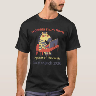 Zebra thuiswerknemer van de maand sinds M T-shirt