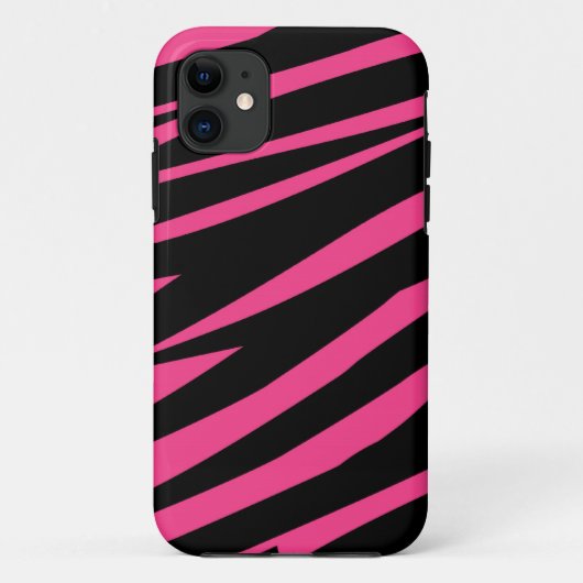 Zebra tijger snijdt het natuur huidplooibaar Case-Mate iPhone case (Achterkant)