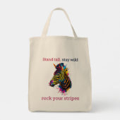 Zebra Tote Bag (Achterkant)