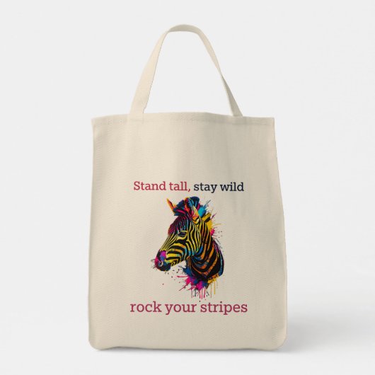 Zebra Tote Bag (Achterkant)