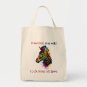Zebra Tote Bag (Voorkant)