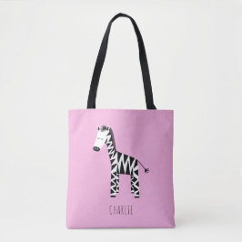 Zebra Tote Bag