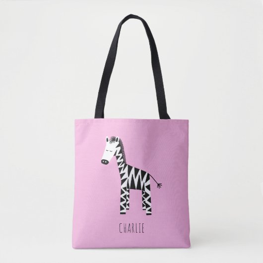 Zebra Tote Bag (Voorkant)