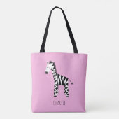 Zebra Tote Bag (Achterkant)