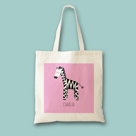 Zebra Tote Bag