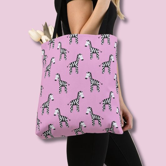 Zebra Tote Bag