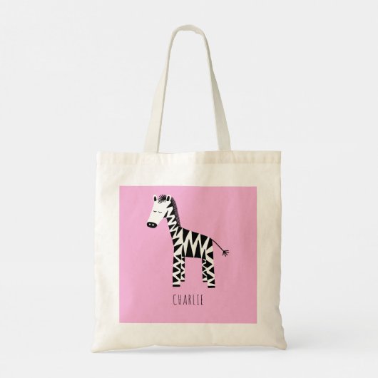 Zebra Tote Bag (Achterkant)
