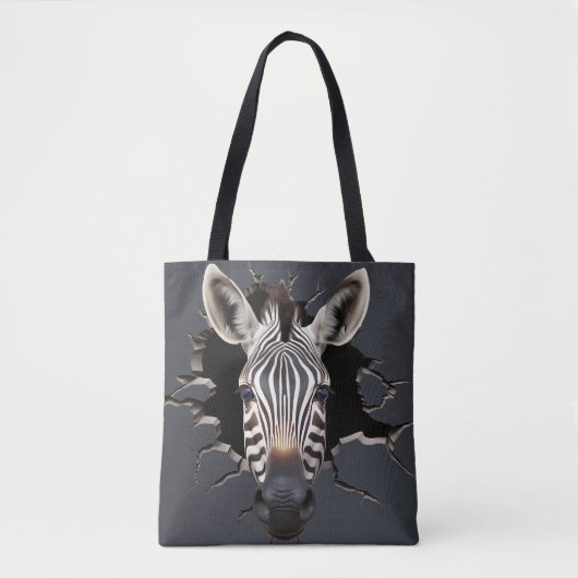 Zebra Tote Bag (Voorkant)