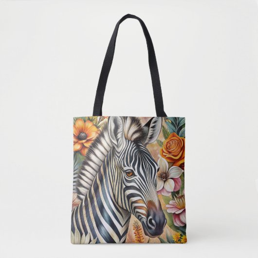 Zebra Tote Bag (Voorkant)