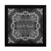 Zebra Tribal Lace Wedding Jubileum Gift Box