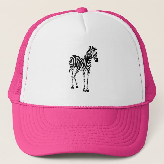 Zebra Trucker Hat Pet (Voorkant)