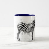 Zebra Tweekleurige Koffiemok (Center)